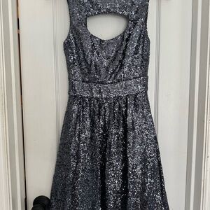 Arden B Blue Sequin Dress